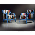 Divany Post Modern Living Room Furniture Set Colorful Fabric Leisure Sofa Chair (LS-545)